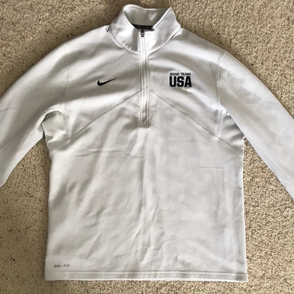 White Nike Team USA warm up